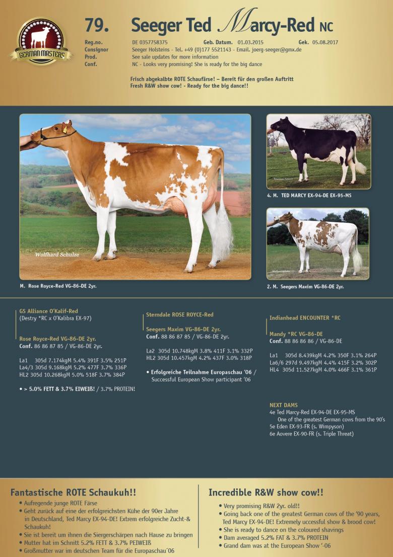 Datasheet for Lot 79. Seeger Ted Marcy-Red NC