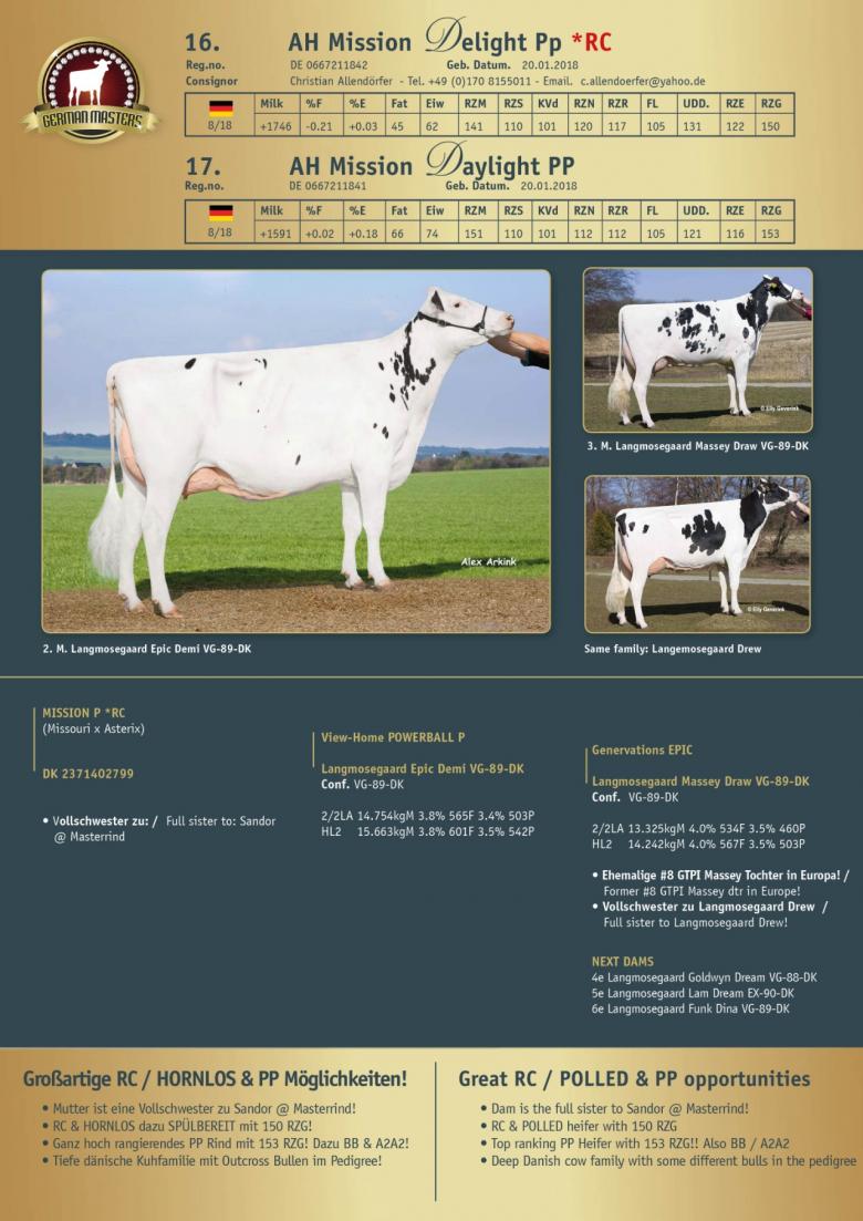 Datasheet for Lot 16. AH Mission Delight Pp *RC