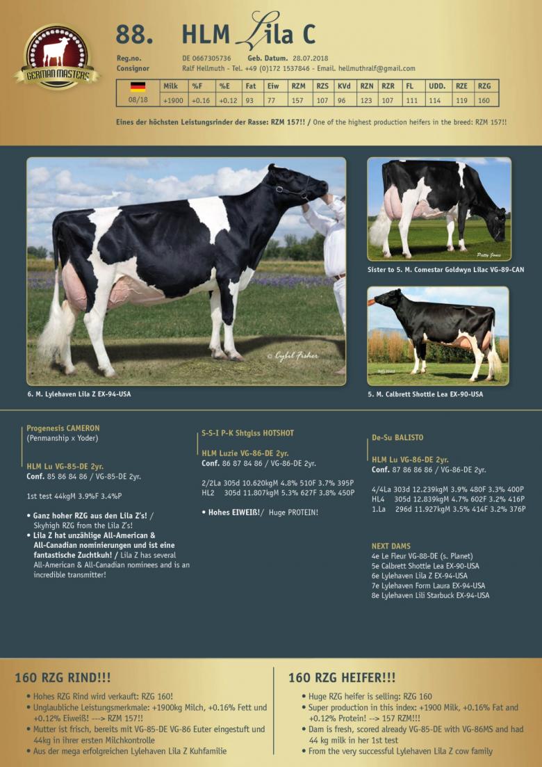 Datasheet for Lot 88. HLM Lila C